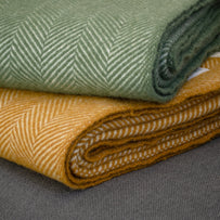 Soft Wool Fishbone Pattern Throws (7149389119548)