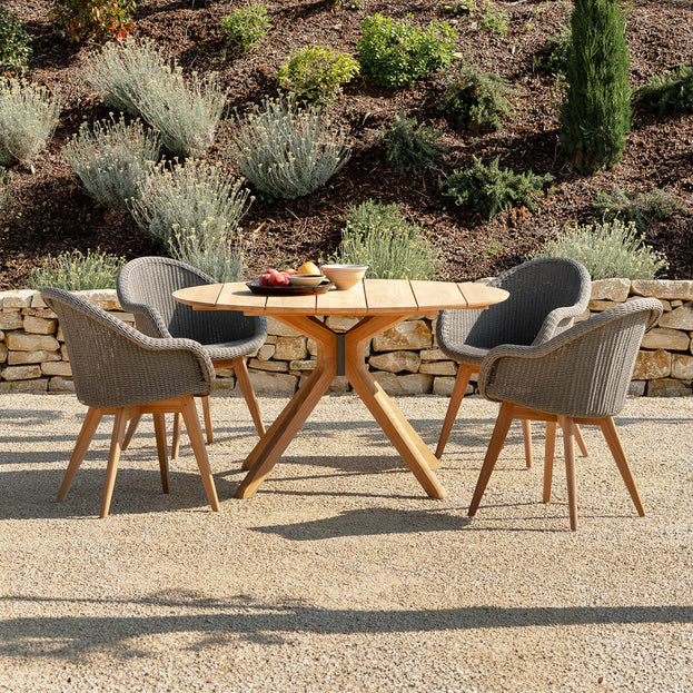 Remi Dining Chairs with Teak Legs