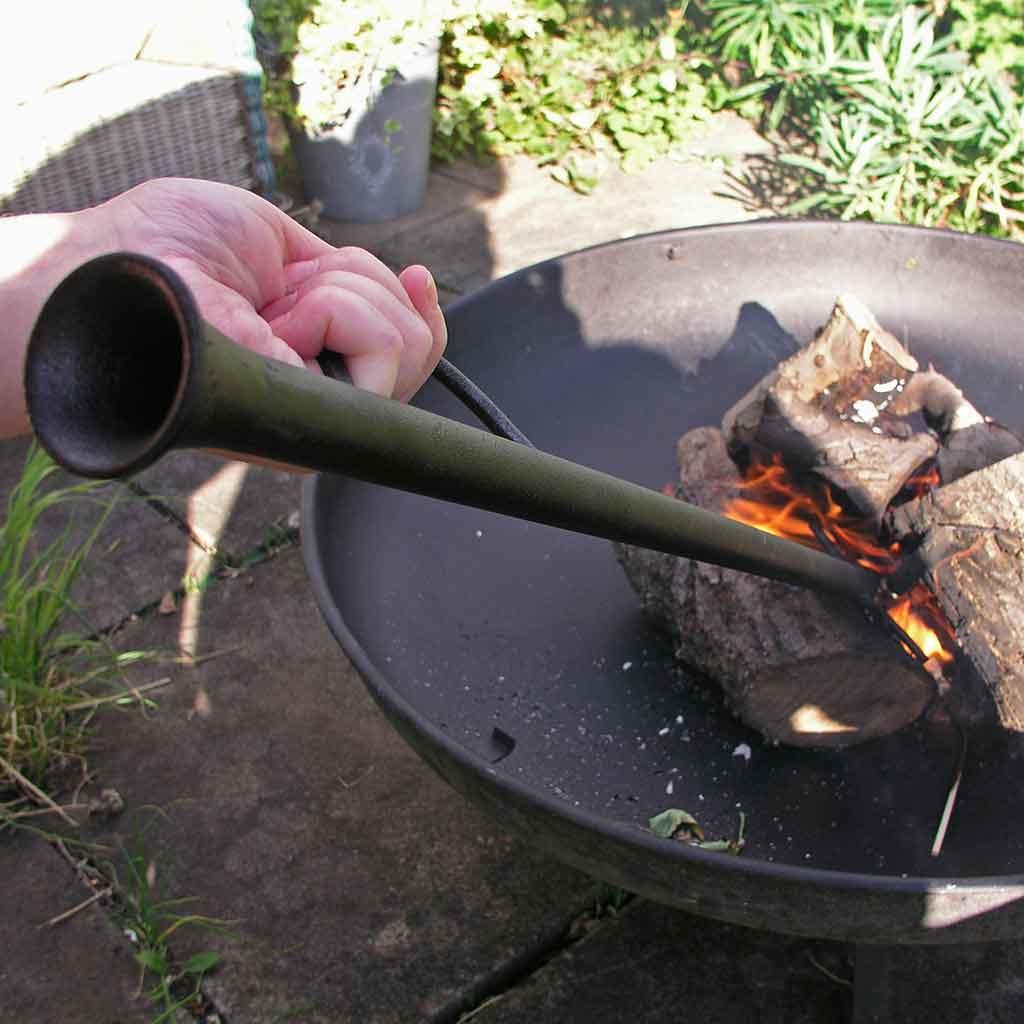 Wooden bouffadou fire pipe