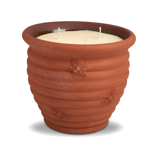 Terracotta Bee Pot Candle (4651958992956)