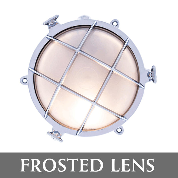 Round Brass Bulkhead Lights with External Fixing Legs (4653417889852)