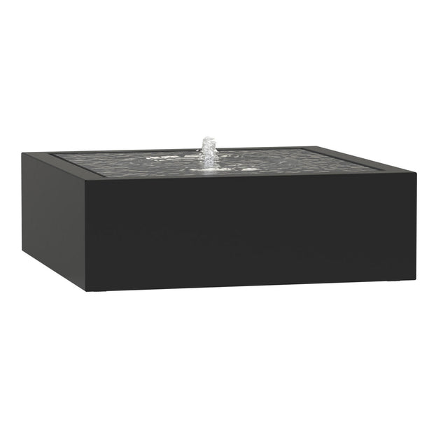 Aluminium Square Water Feature with Fountain (4650771808316)