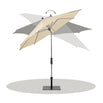 AluTwist Easy Rectangular Centre Pole Parasols (4650505994300)