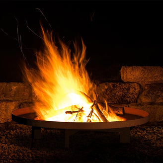 Shallow Fire Bowls in Corten Steel (4650759946300)