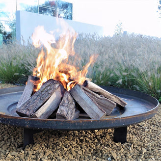 Shallow Fire Bowls in Corten Steel (4650759946300)