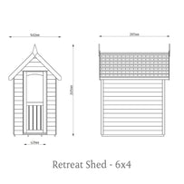 Painted Retreat Sheds (6657792278588)