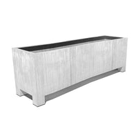 Trough Planter with Feet - Galvanised Steel (4650713677884)