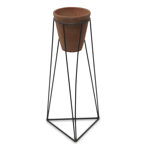Terracotta Pot on Framework Stand (4650487906364)