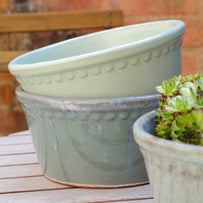 Lacepot Glazed Low Plant Pot (7138278015036)