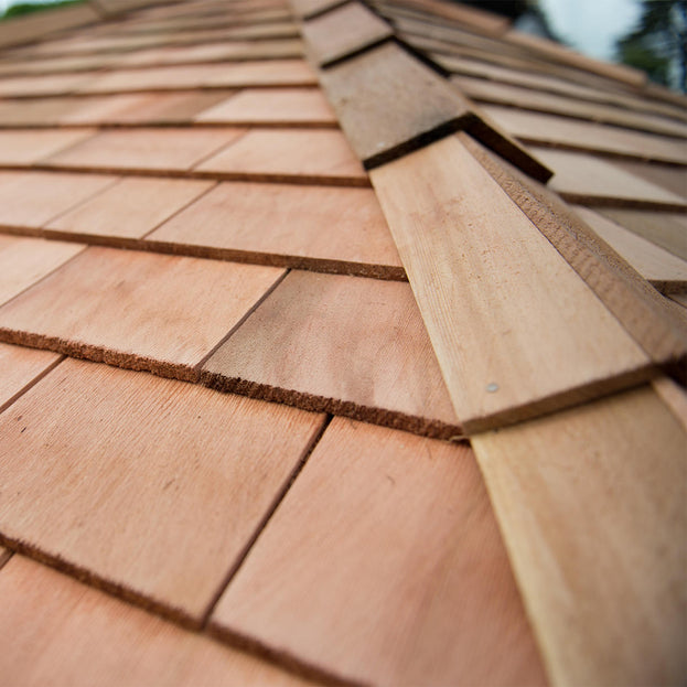 Cedar Tiled Roof Hexagonal 3m Gazebo (4650876305468)