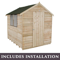 Apex Shed 8x6 with Onduline Roof (4650917494844)