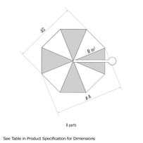 SunwingC+ Deluxe Bespoke Round Cantilever Parasols (4650512187452)