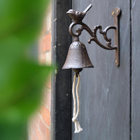 Cast Iron Doorbell with Bird (4649597403196)