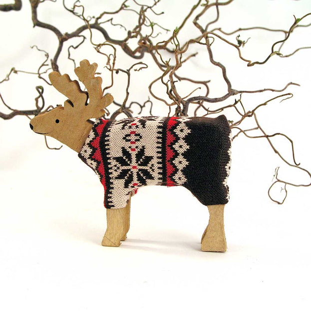 Christmas Moose Decoration (4647958216764)