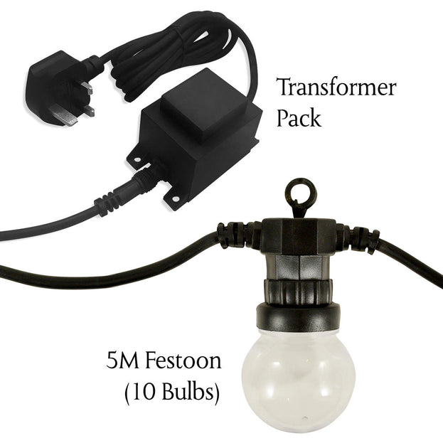Outdoor Extendable Opaque LED Festoon Lights Sets (4649182658620)