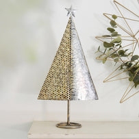 Metal & Mesh Christmas Tree (4651929763900)