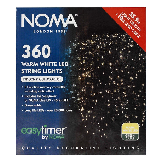 Indoor Outdoor Christmas Tree Warm White String Lights (4651133796412)