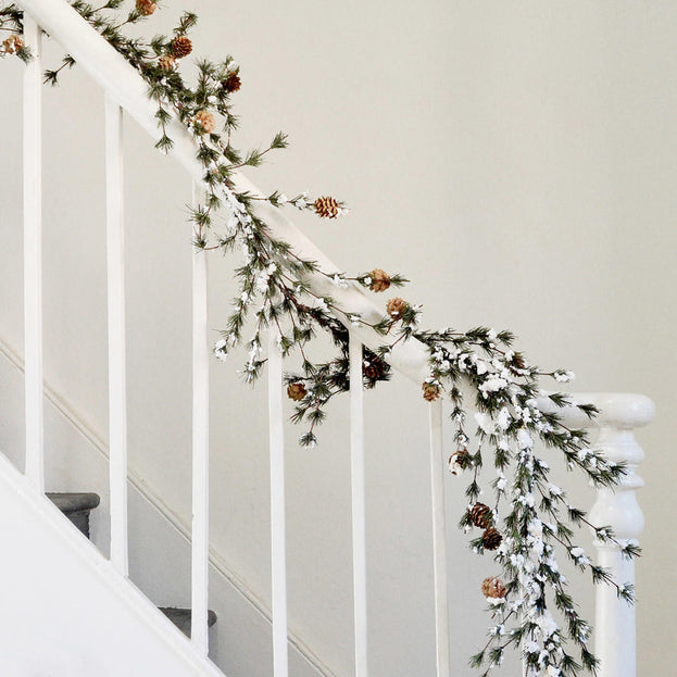 Snow Tipped Spruce Garland (4651162140732)