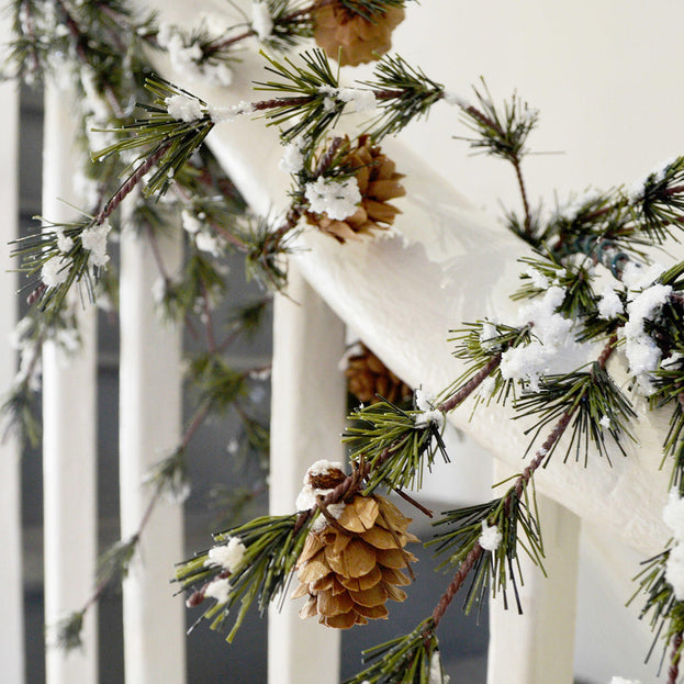 Snow Tipped Spruce Garland (4651162140732)