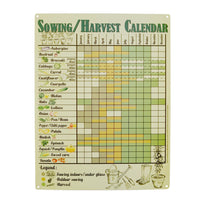 Vintage Style Sowing and Harvesting Calendar (4649668804668)