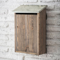 Wooden Spruce Post Box (4651960041532)