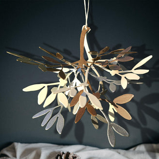 Hanging Mistletoe Metal Decoration (7161558040636)