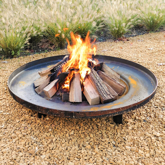 Shallow Fire Bowls in Corten Steel (4650759946300)