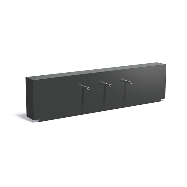 Pond Wall Fixed with 3 Spouts - Black Grey Aluminium (7128482349116)