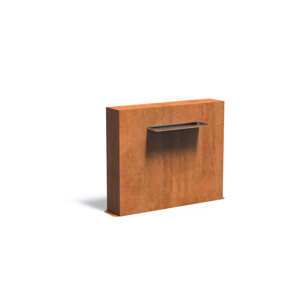 Pond Water Wall Free Standing with Water Blade - Corten (7128166629436)