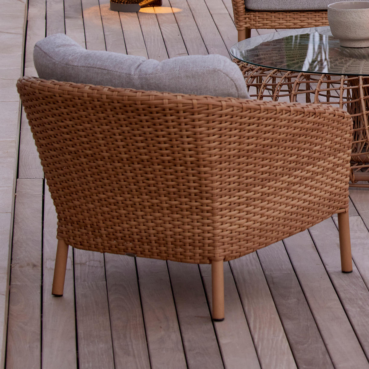 Buy Ocean Large Woven Lounge Chair — The Worm that Turned