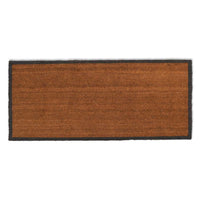 Coir Double Doormat with Charcoal Border (4651173249084)