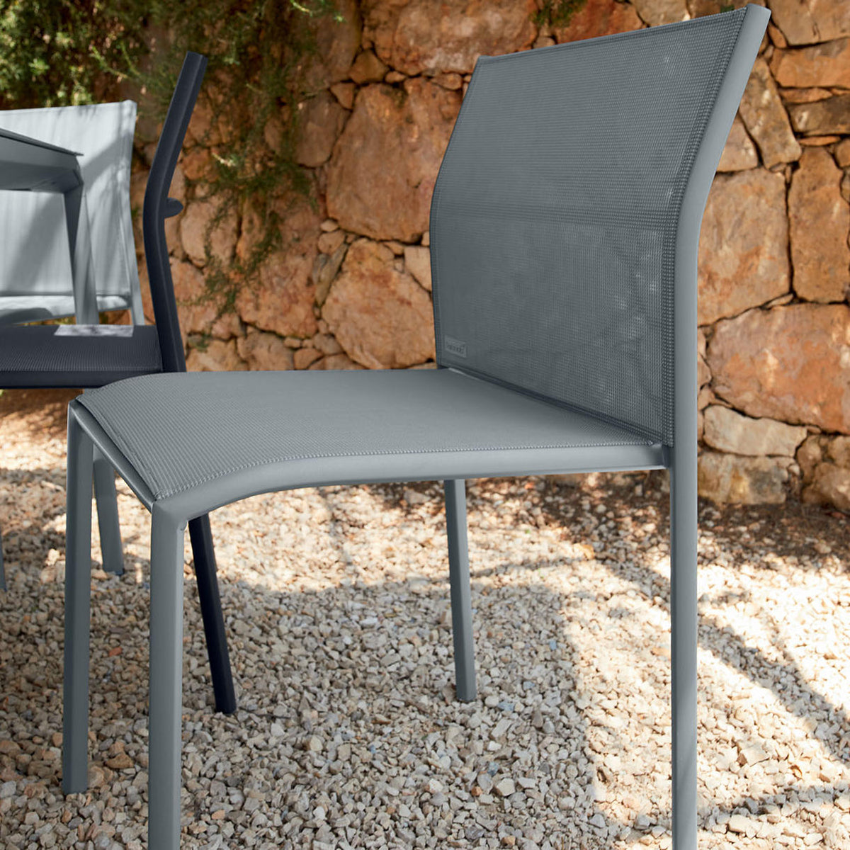 black metal cadiz outdoor stacking chairs