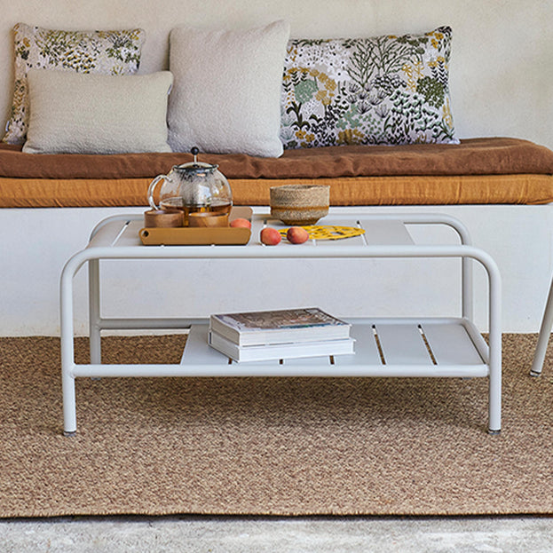 Luxembourg Low Coffee Table with Shelf