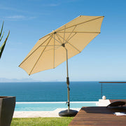 AluTwist Round Centre Pole Parasols