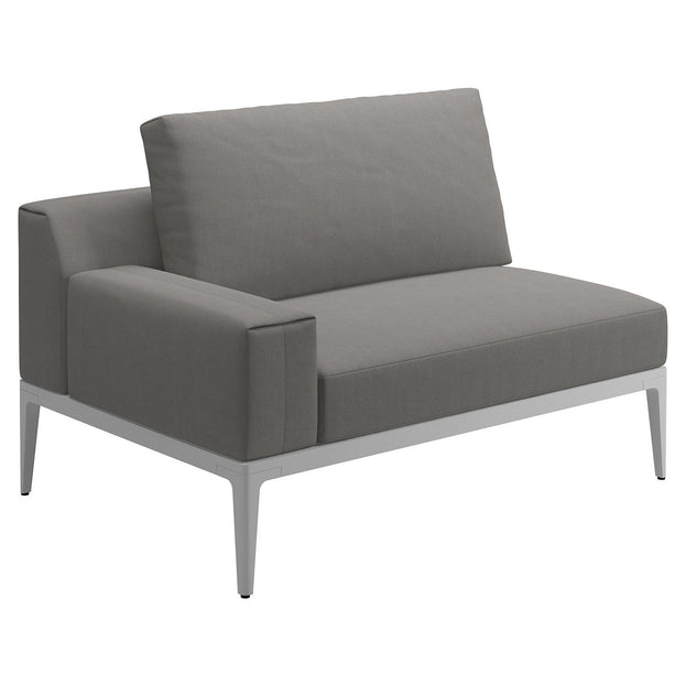 Grid Left / Right Dining Sofa with Arm (7125510848572)
