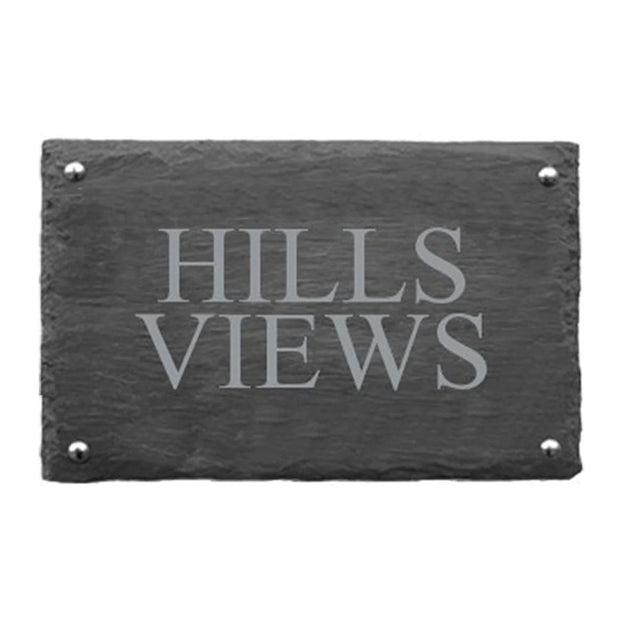Rustic Slate Two Line House Signs (4649206218812)