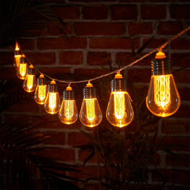10 Edison LED  Bulb Connectable String Lights