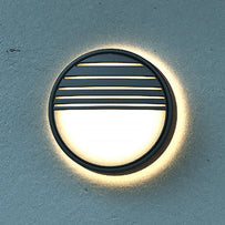 Oliver Outdoor Round Wall Light (7136119783484)