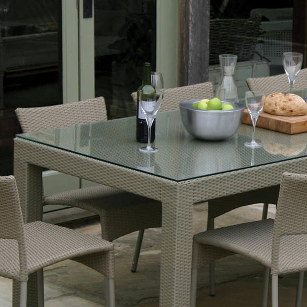 Partner Dining Table Glass Top (4653326532668)