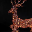 Outdoor Copper Wire Light Up Stag – 1.4m