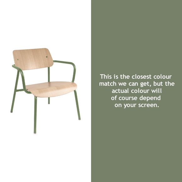 Studie Indoor Oak Lounge Chair