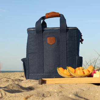 Waxed Canvas Picnic Cooler Bag