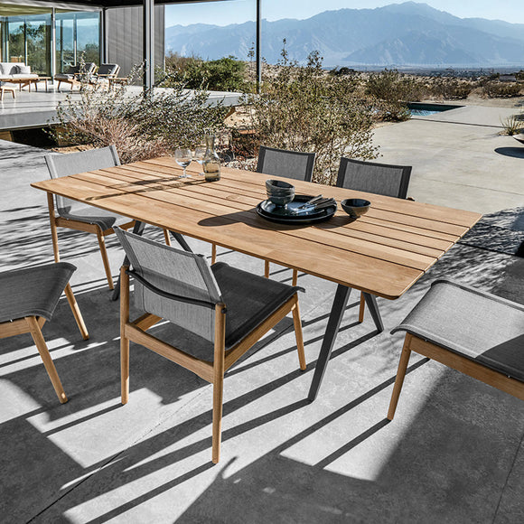 Split Teak Dining Tables
