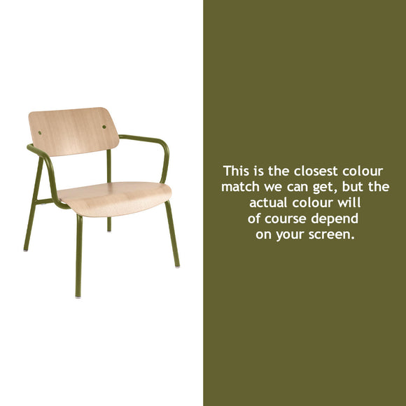 Studie Indoor Oak Lounge Chair