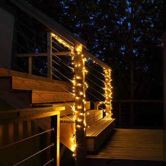 400 Duo LED String Lights – Warm White & White – 30m