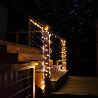 400 Duo LED String Lights – Warm White & White – 30m