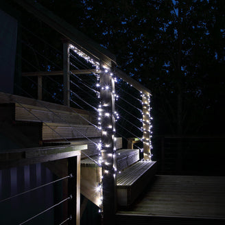 400 Duo LED String Lights – Warm White & White – 30m