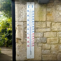 Large Metal Garden Thermometer