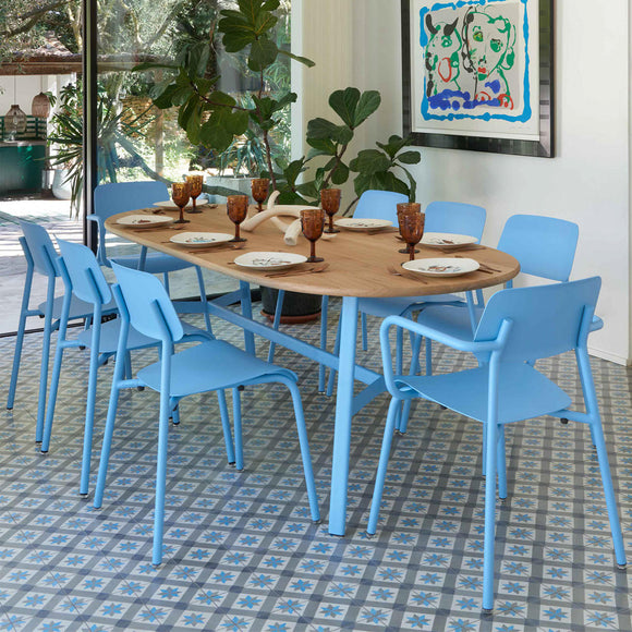 SO'O Oval Indoor Oak 220 x 95cm Table