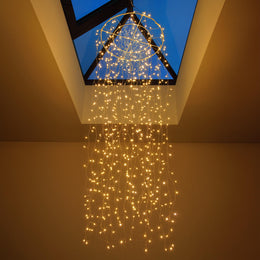 Cascading Micro Wire Waterfall Light Feature